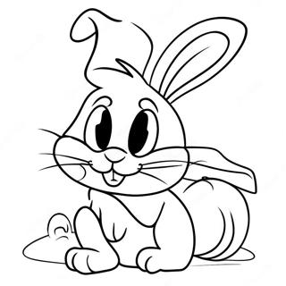 Bugs Bunny In Santa Hat Coloring Page 70554-58340