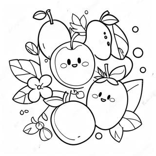 Joyful Fruit Of The Spirit Coloring Page 7055-5742