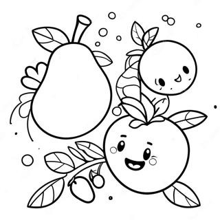 Joyful Fruit Of The Spirit Coloring Page 7055-5743