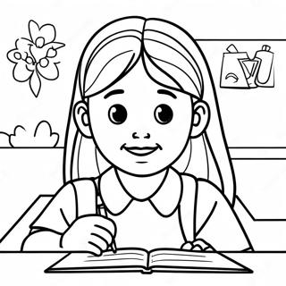 Respectful Student Coloring Page 70564-58331