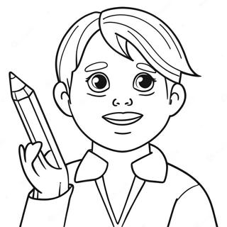 Respectful Student Coloring Page 70564-58332