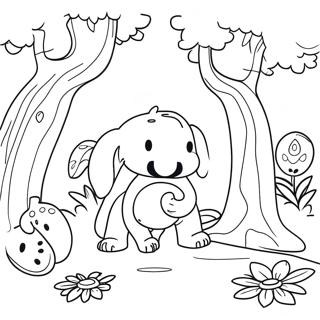 Garden Of Bam Bam Coloring Page 70573-58342