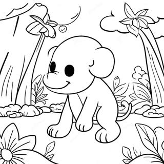 Garden Of Bam Bam Coloring Page 70573-58343