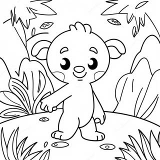 Garden Of Bam Bam Coloring Page 70573-58344