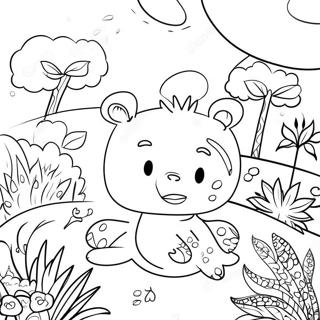 Whimsical Garden Of Bam Bam Coloring Page 70574-58345