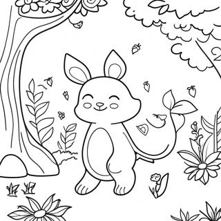 Whimsical Garden Of Bam Bam Coloring Page 70574-58348