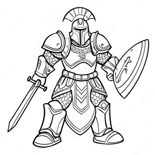 Guardian In Battle Armor Coloring Page 70584-58359