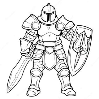 Guardian In Battle Armor Coloring Page 70584-58360