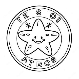 Houston Astros Logo Coloring Page 70603-58366