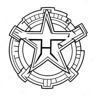 Houston Astros Logo Coloring Page 70603-58367