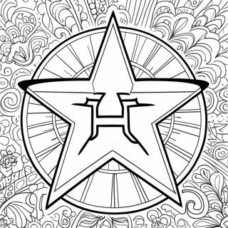 Houston Astros Logo Coloring Page 70603-58368