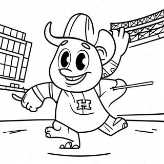 Houston Astros Mascot Coloring Page 70604-58370