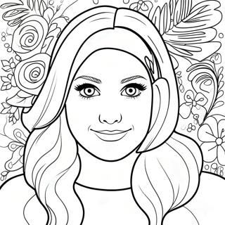 Meghan Trainor Coloring Page 70613-58387