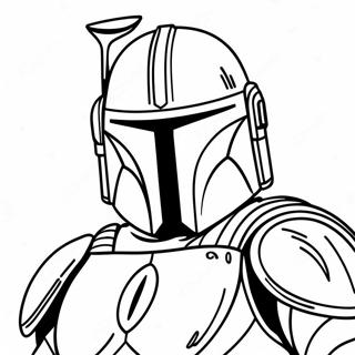 Star Wars Mandalorian Coloring Page 70623-58380