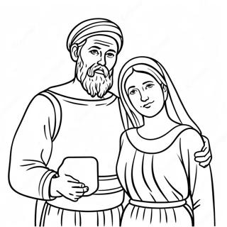 Abraham And Sarah Coloring Page 70633-58391