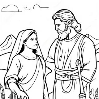 Abraham And Sarah Coloring Page 70633-58392