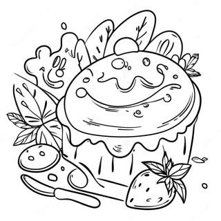 Baking Coloring Pages