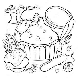 Baking Coloring Page 7064-5747