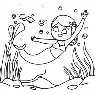 Mako Mermaids Underwater Adventure Coloring Page 70664-58422