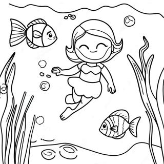 Mermaids Coloring Pages