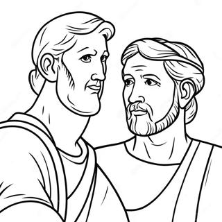 David And Saul Coloring Page 70683-58430