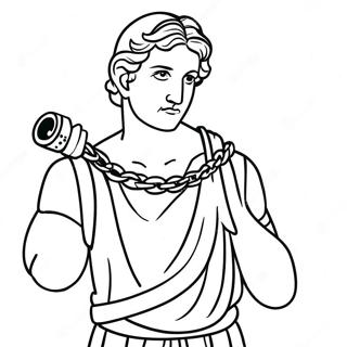 David With Sling And Stone Coloring Page 70684-58433