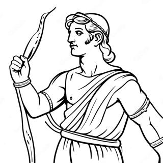 David With Sling And Stone Coloring Page 70684-58435