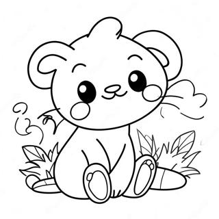 Cute Number 4 Coloring Page 70694-58441