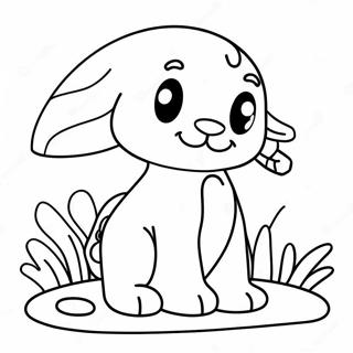 Cute Number 4 Coloring Page 70694-58442