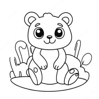 Cute Number 4 Coloring Page 70694-58443