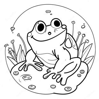 Frog Life Cycle Coloring Pages