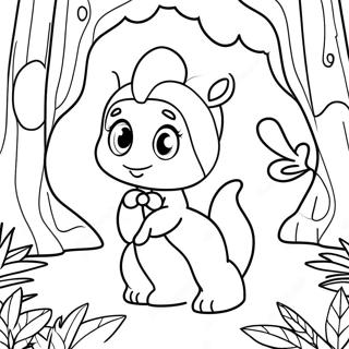 Izzy Moonbow In Magical Forest Coloring Page 70714-58453