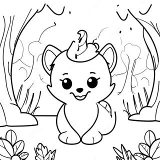 Izzy Moonbow In Magical Forest Coloring Page 70714-58454