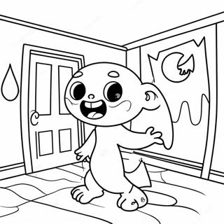 Scary Larry Coloring Pages