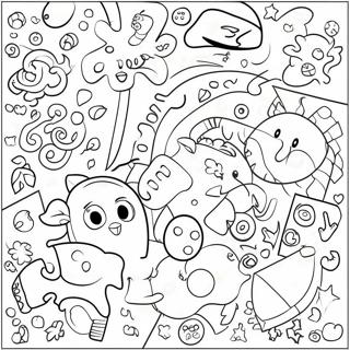 Fun Puzzle Coloring Page 7075-5757