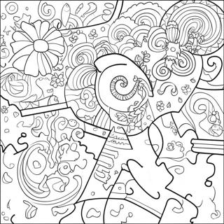 Fun Puzzle Coloring Page 7075-5759