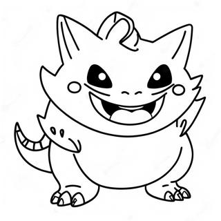 Scary Pokemon Coloring Pages