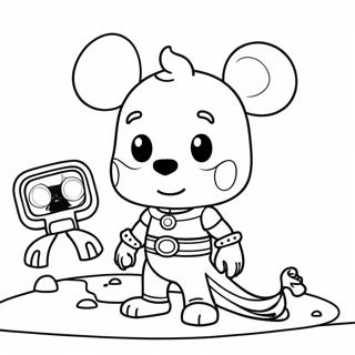 Funko Pop Disney Coloring Page 70833-58555