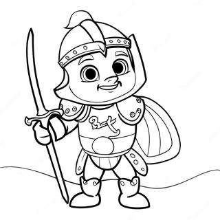 Mike The Knight Coloring Page 70853-58570