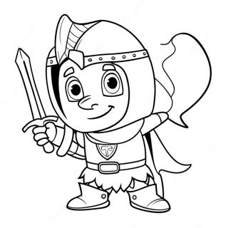 Mike The Knight Coloring Page 70853-58571