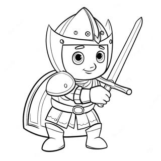 Mike The Knight Coloring Page 70853-58572