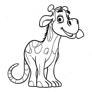 Melman Madagascar Coloring Page 70863-58582