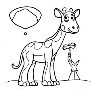 Melman Madagascar Coloring Page 70863-58583