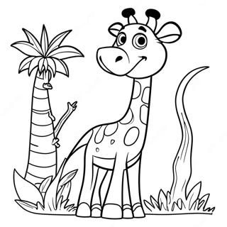 Melman Madagascar Coloring Page 70863-58584