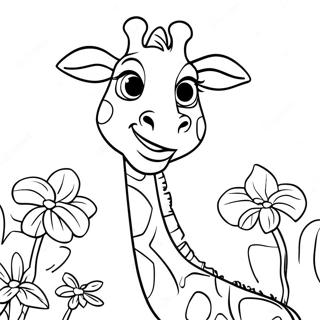 Melman Madagascar Coloring Pages