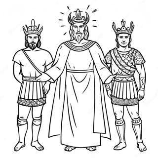 Shadrach Meshach And Abednego Coloring Pages