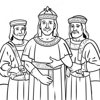 Shadrach Meshach And Abednego Coloring Page 70893-58599