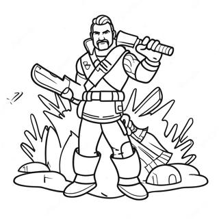 Klombo Fortnite Coloring Page 70913-58612