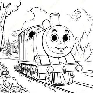 Thomas Kinkade Disney Coloring Pages