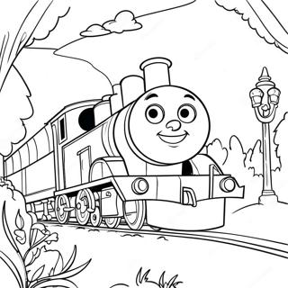 Thomas Kinkade Disney Coloring Page 70943-58642